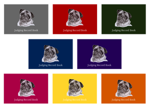 Pug Dog Show Judging Record Book