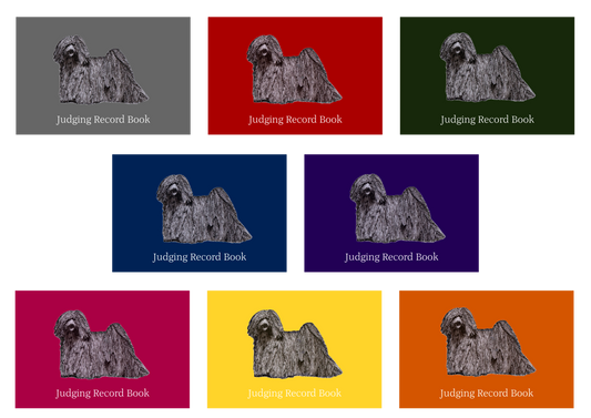 Hungarian Puli Dog Show Judging Record Book