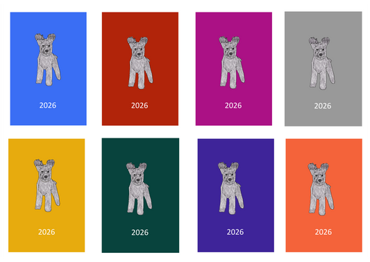Hungarian Pumi Week Per View 2026 Diary: A4, A5 or A6, Dog Show, Normal or Appointment