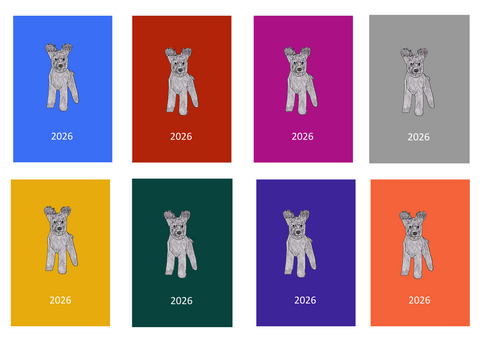 Hungarian Pumi Week Per View 2026 Diary: A4, A5 or A6, Dog Show, Normal or Appointment