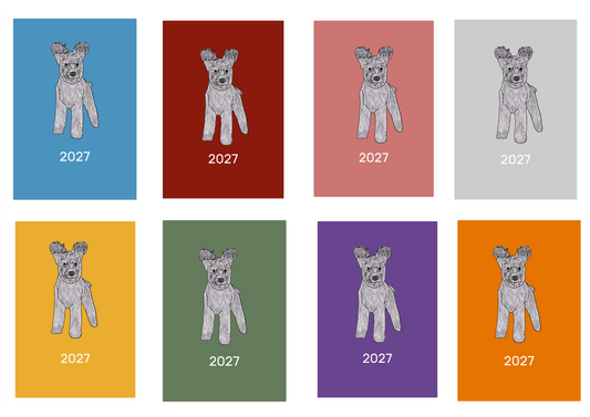 Hungarian Pumi Week Per View 2027 Diary: A4, A5 or A6, Dog Show, Normal or Appointment
