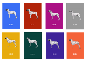 Rhodesian Ridgeback Week Per View 2026 Diary: A4, A5 or A6, Dog Show, Normal or Appointment