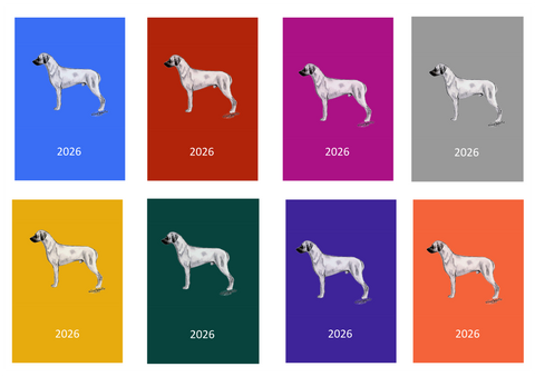 Rhodesian Ridgeback Week Per View 2026 Diary: A4, A5 or A6, Dog Show, Normal or Appointment