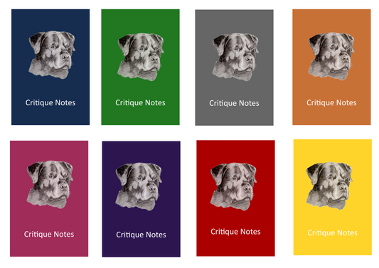 Rottweiler Dog Show Judging Critique Notes Book A5