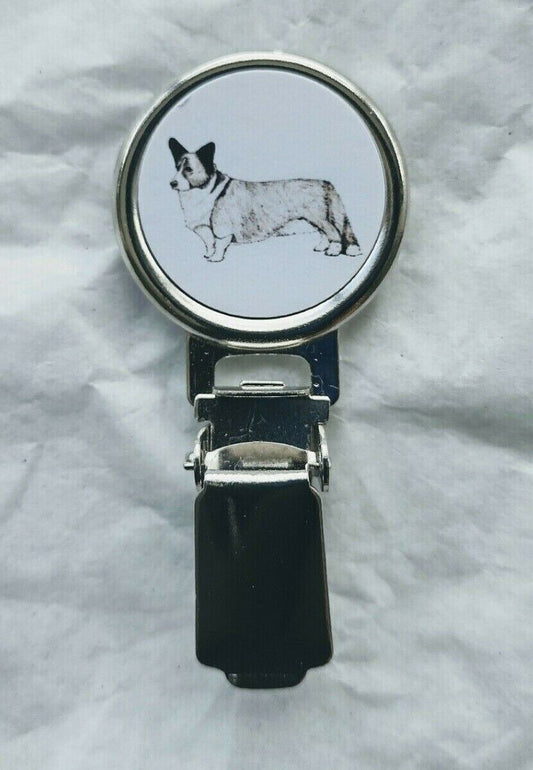 Cardigan Welsh Corgi Dog Show Ring Clip