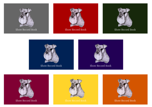 Schnauzer Dog Show Record Book