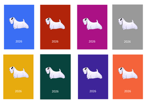 Sealyham Terrier Week Per View 2026 Diary: A4, A5 or A6, Dog Show, Normal or Appointment