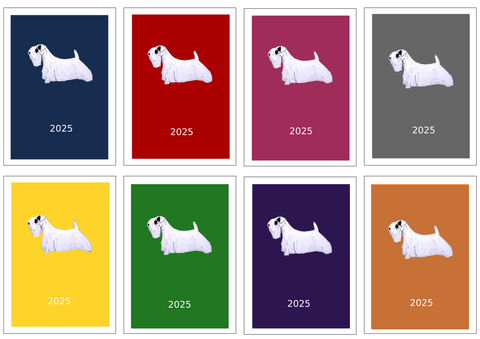 Sealyham Terrier Week Per View Diary: A4, A5 or A6, Dog Show, Normal or Appointment