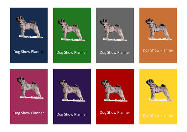 Shar Pei Dog Show Planner Book