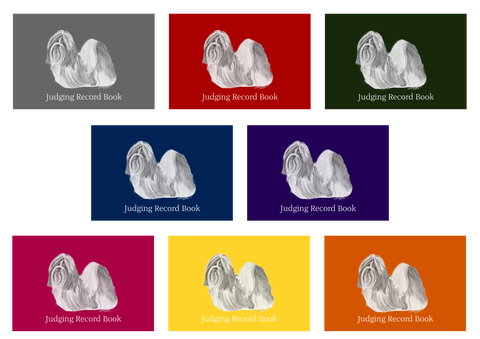 Shih Tzu Dog Show Judging Record Book