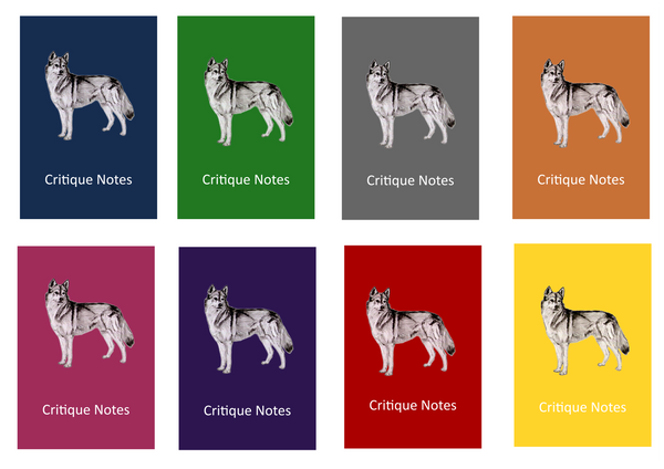 Siberian Husky Dog Show Judging Critique Notes Book A5