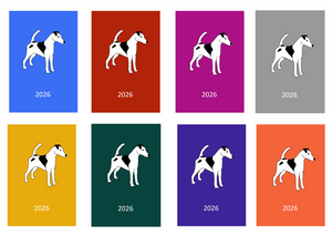 Smooth Fox Terrier Week Per View 2026 Diary: A4, A5 or A6, Dog Show, Normal or Appointment