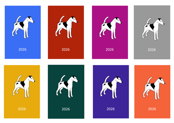 Smooth Fox Terrier Week Per View 2026 Diary: A4, A5 or A6, Dog Show, Normal or Appointment