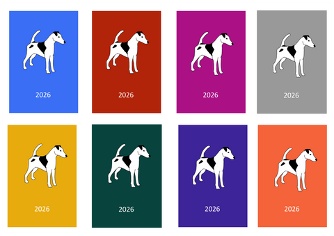 Smooth Fox Terrier Week Per View 2026 Diary: A4, A5 or A6, Dog Show, Normal or Appointment