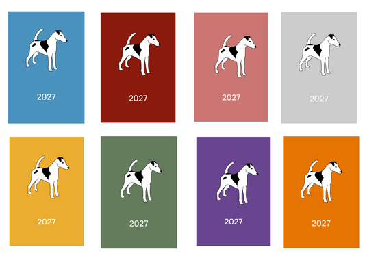 Smooth Fox Terrier Week Per View 2027 Diary: A4, A5 or A6, Dog Show, Normal or Appointment