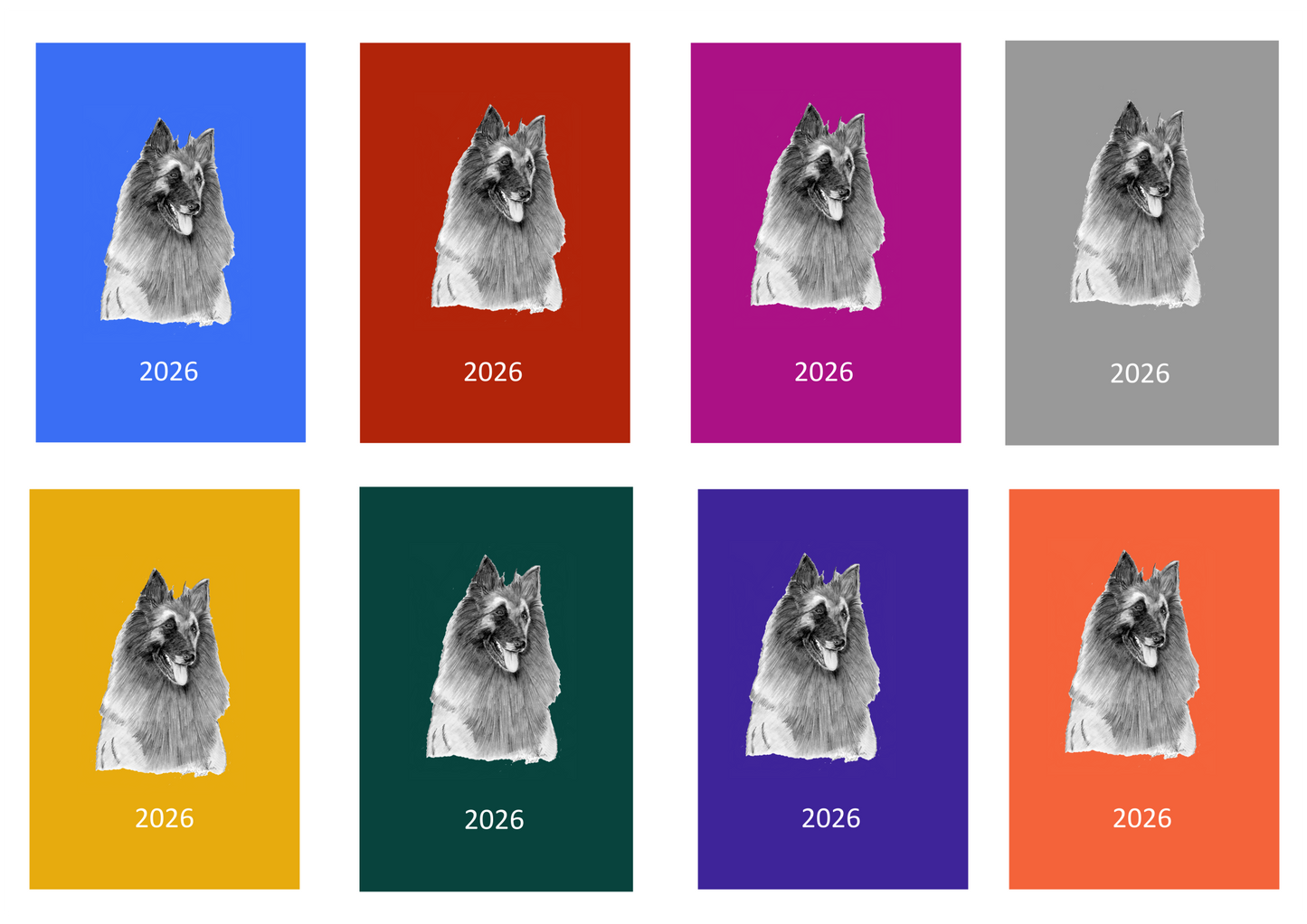 Belgian Shepherd Dog (Terveuren) Week Per View 2026 Diary: A4, A5 or A6, Dog Show, Normal or Appointment