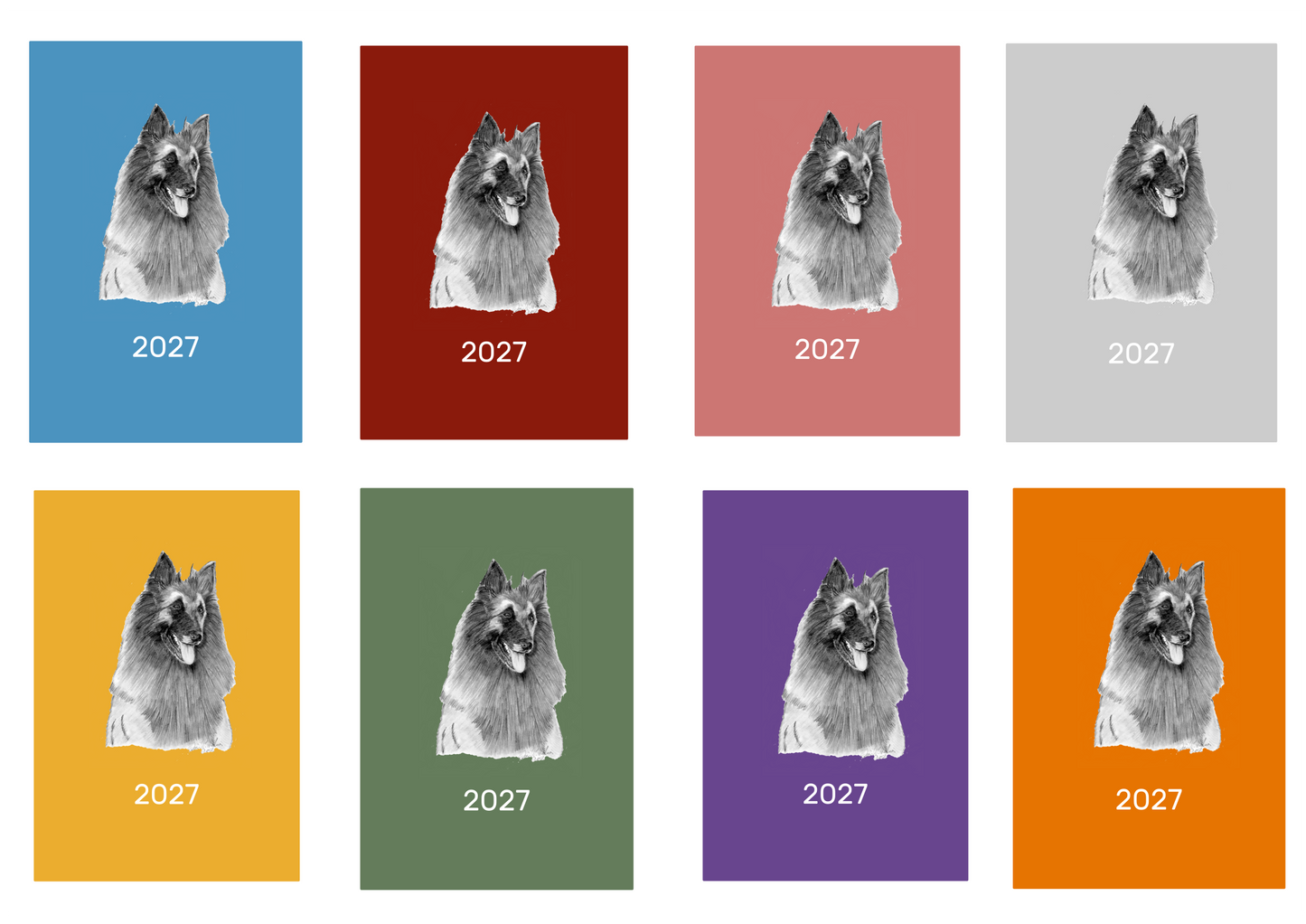 Belgian Shepherd Dog (Terveuren) Week Per View 2027 Diary: A4, A5 or A6, Dog Show, Normal or Appointment