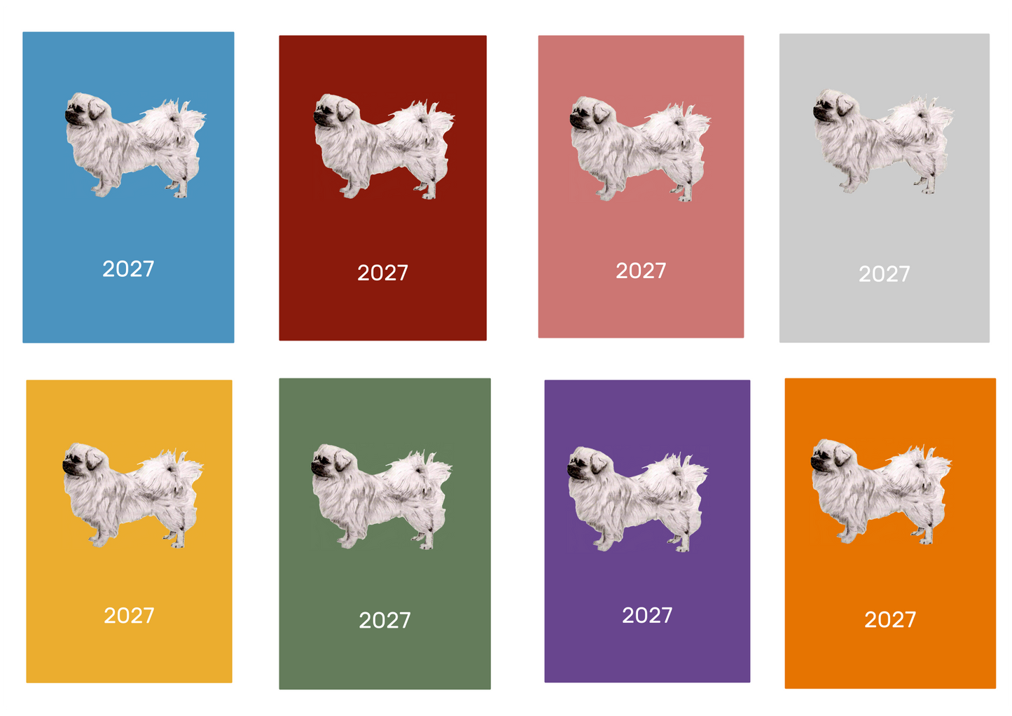 Tibetan Spaniel Week Per View 2027 Diary: A4, A5 or A6, Dog Show, Normal or Appointment