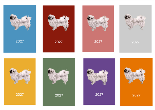 Tibetan Spaniel Week Per View 2027 Diary: A4, A5 or A6, Dog Show, Normal or Appointment