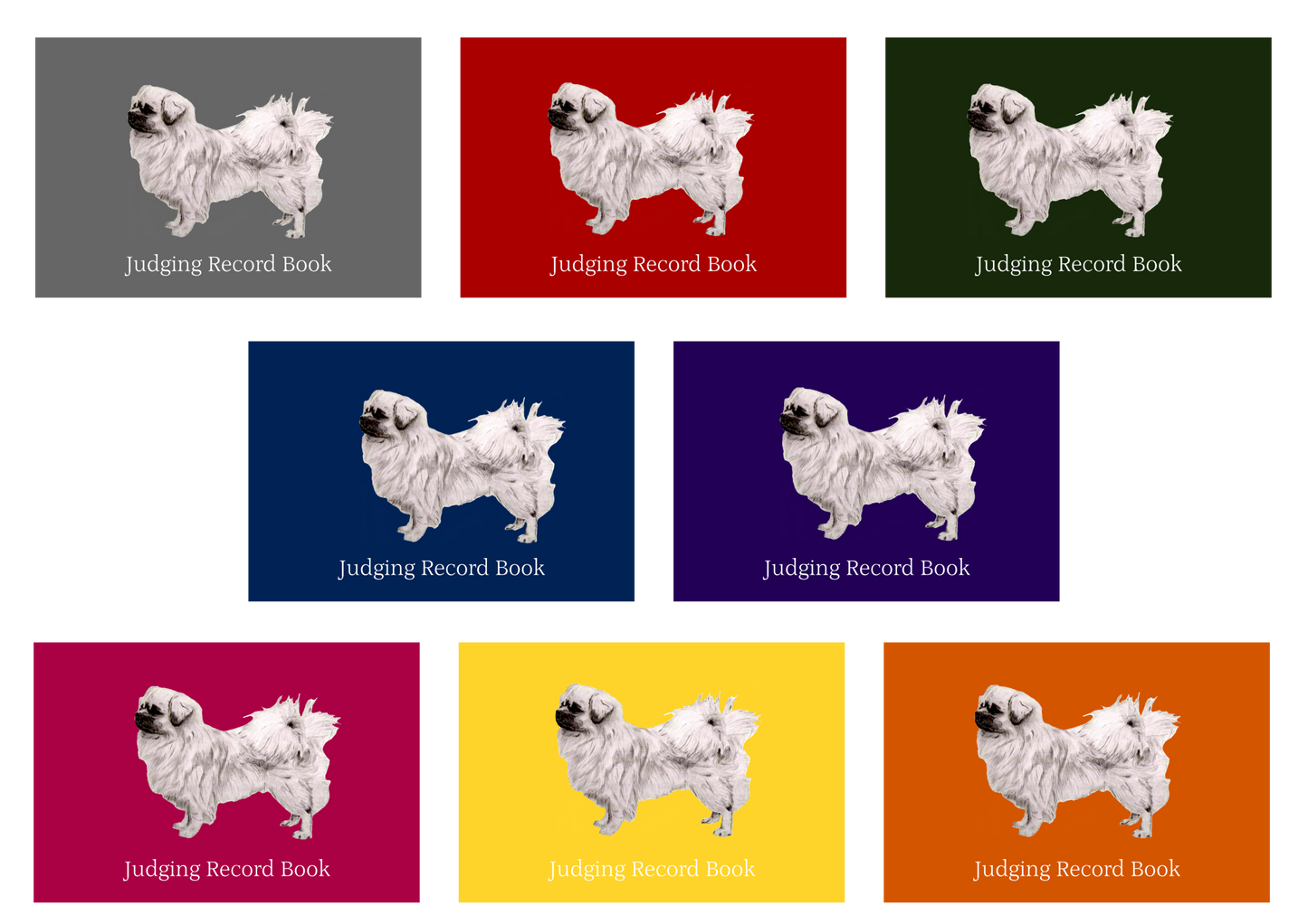 Tibetan Spaniel Dog Show Judging Record Book
