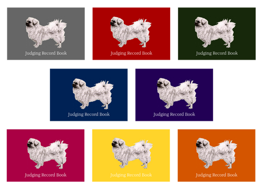 Tibetan Spaniel Dog Show Judging Record Book