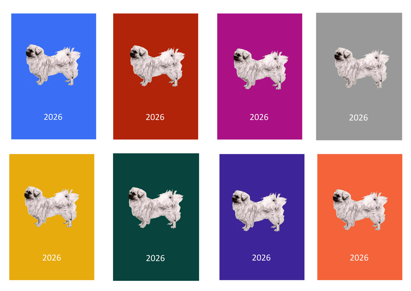 Tibetan Spaniel Week Per View 2026 Diary: A4, A5 or A6, Dog Show, Normal or Appointment