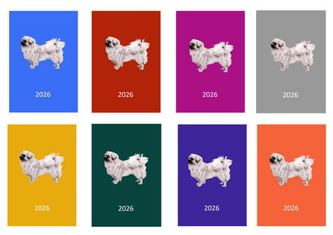 Tibetan Spaniel Week Per View 2026 Diary: A4, A5 or A6, Dog Show, Normal or Appointment