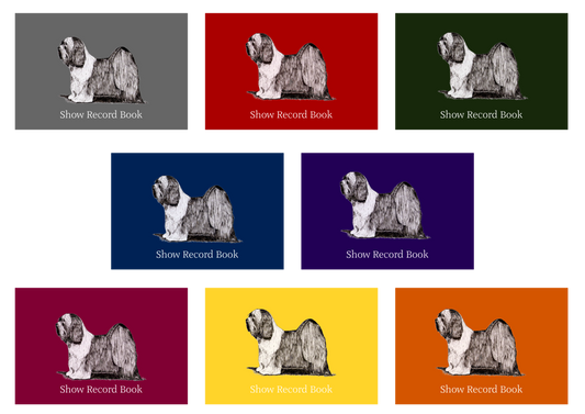 Tibetan Terrier Dog Show Record Book