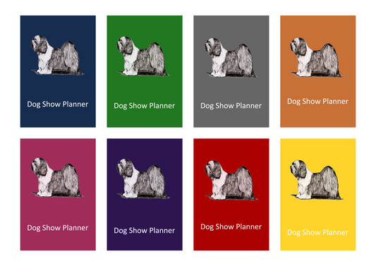 Tibetan Terrier Dog Show Planner Book