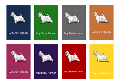 West Highland White Terrier Dog Show Planner Book