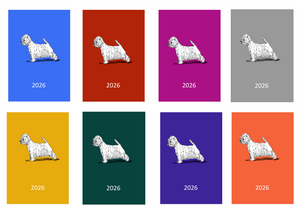 West Highland White Terrier Week Per View 2026 Diary: A4, A5 or A6, Dog Show, Normal or Appointment