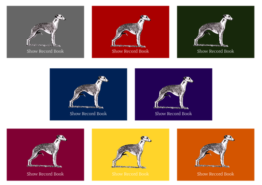 Whippet Dog Show Record Book