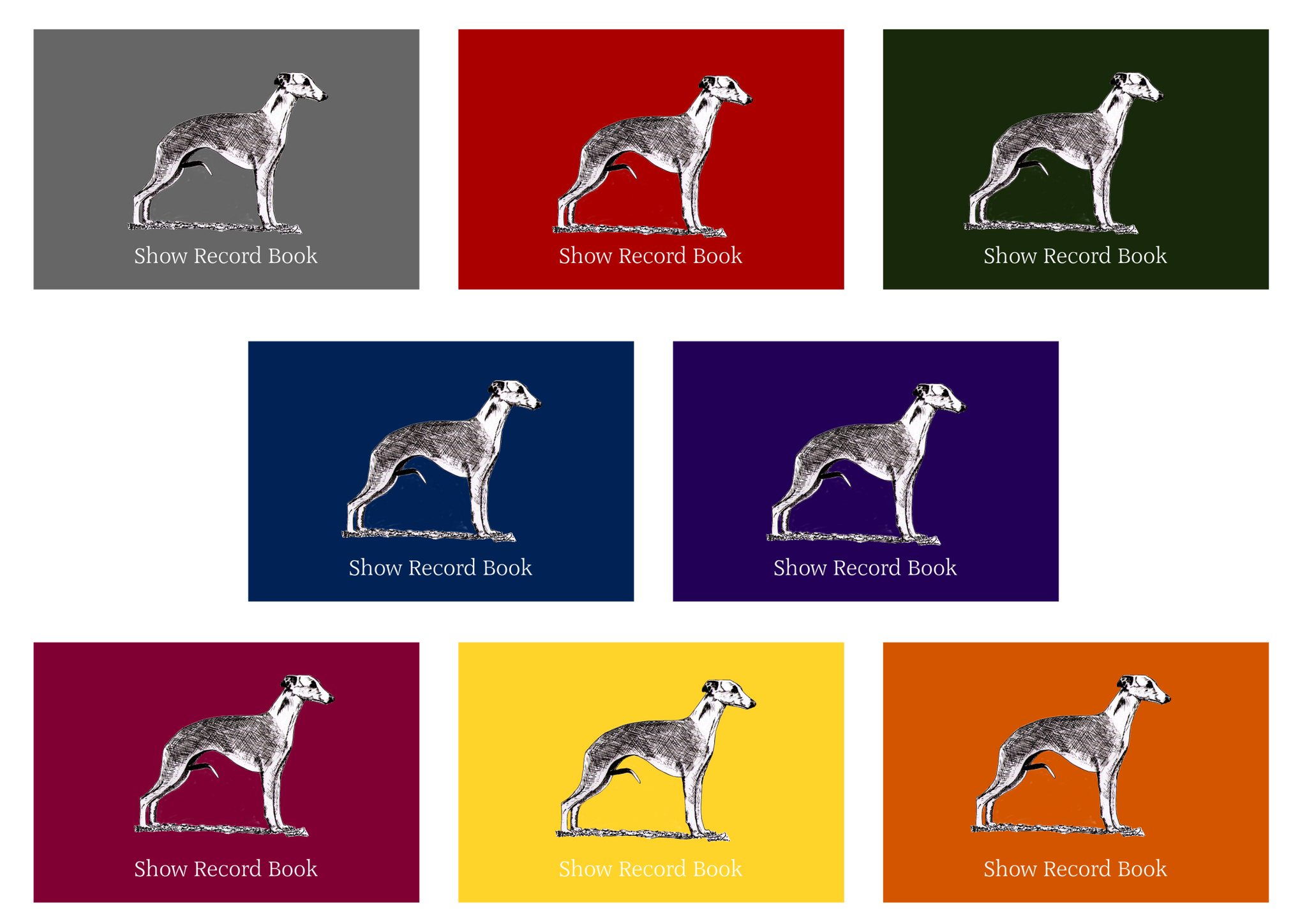 Whippet Dog Show Record Book