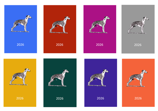 Whippet Week Per View 2026 Diary: A4, A5 or A6, Dog Show, Normal or Appointment