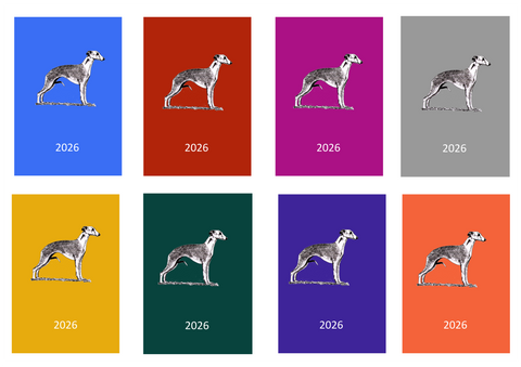 Whippet Week Per View 2026 Diary: A4, A5 or A6, Dog Show, Normal or Appointment