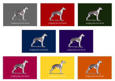 Whippet Dog Show Judging Record Book