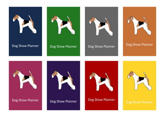 Wire Fox Terrier Dog Show Planner Book