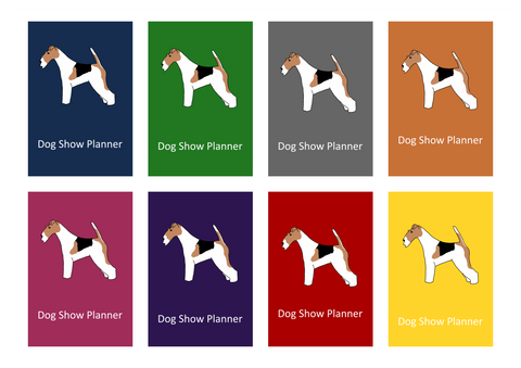 Wire Fox Terrier Dog Show Planner Book