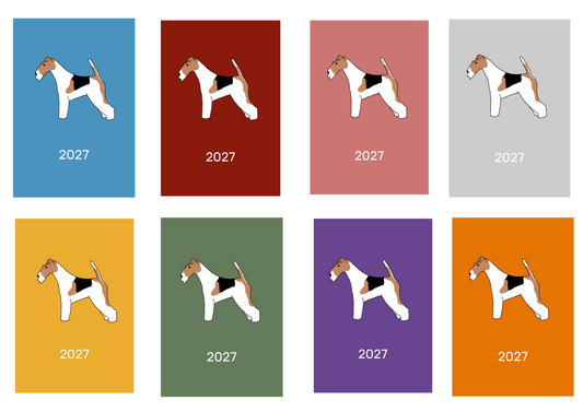 Wire Fox Terrier Week Per View 2027 Diary: A4, A5 or A6, Dog Show, Normal or Appointment