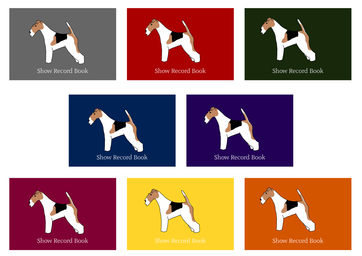 Wire Fox Terrier Dog Show Record Book