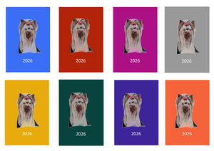 Yorkshire Terrier Week Per View 2026 Diary: A4, A5 or A6, Dog Show, Normal or Appointment