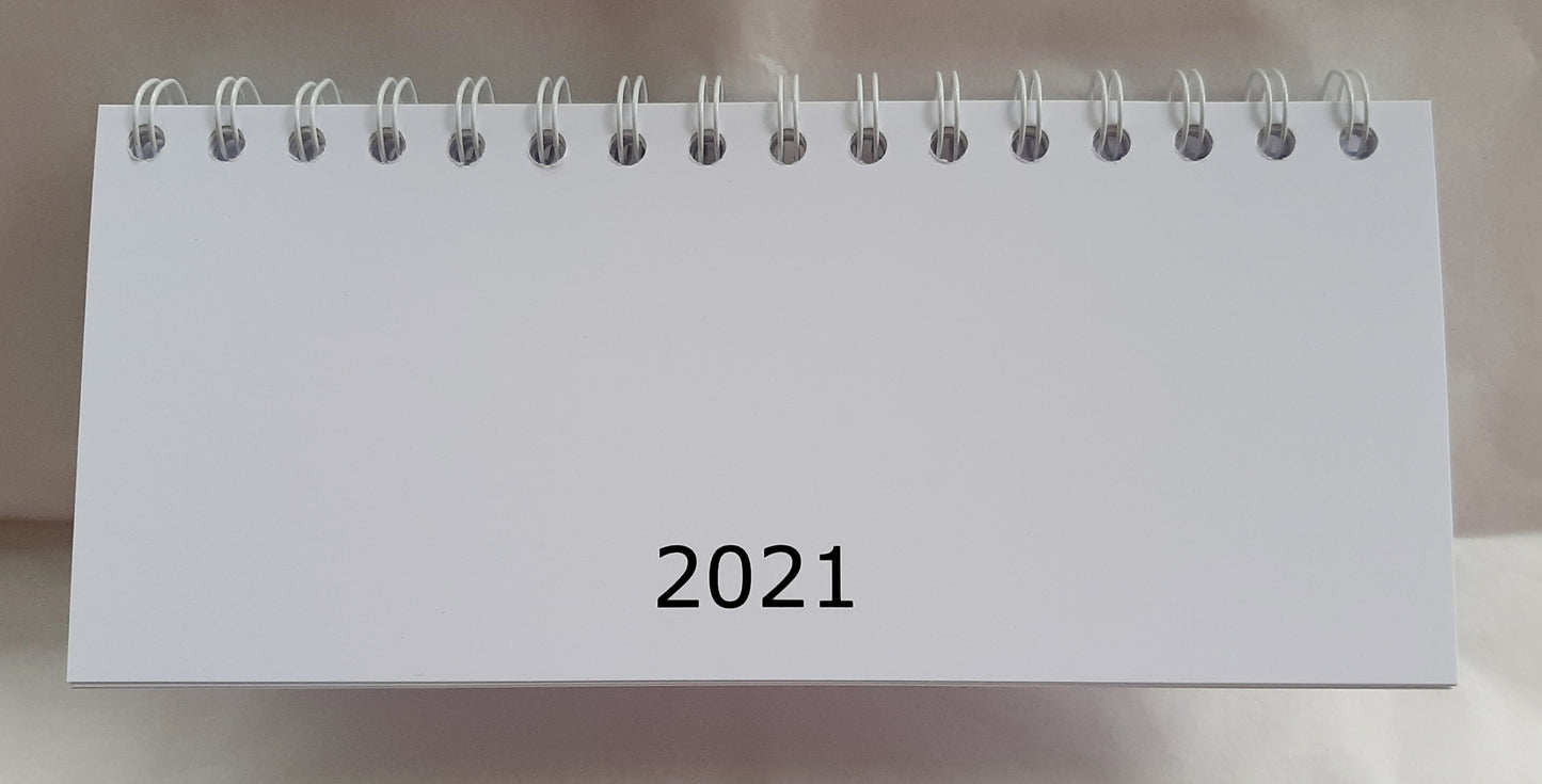 Dog Show Dates Desk Calendar 2021