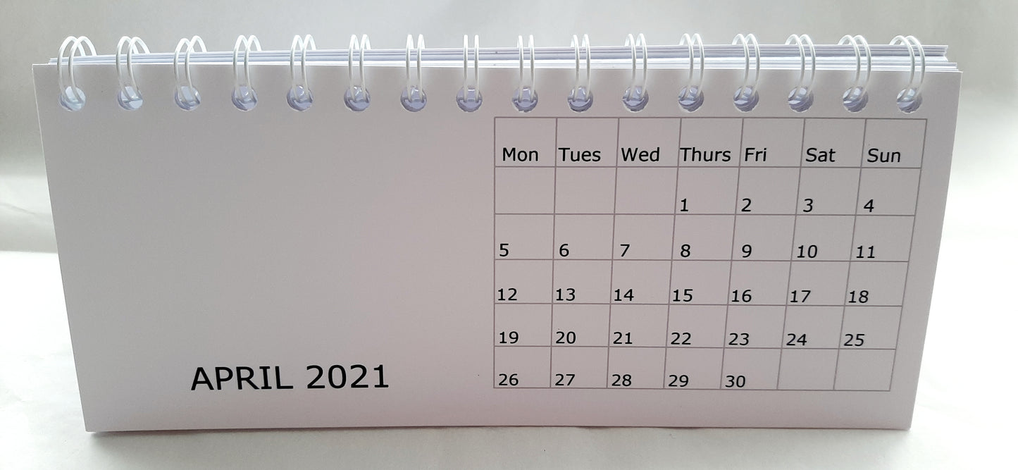 Dog Show Dates Desk Calendar 2021