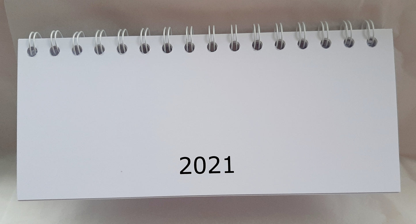 Dog Show Dates Desk Calendar 2021
