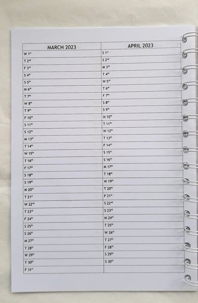 Caravan Holiday Record Log Book