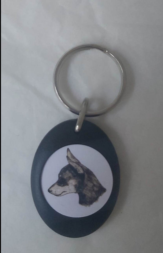 Miniature Pinscher Keyring