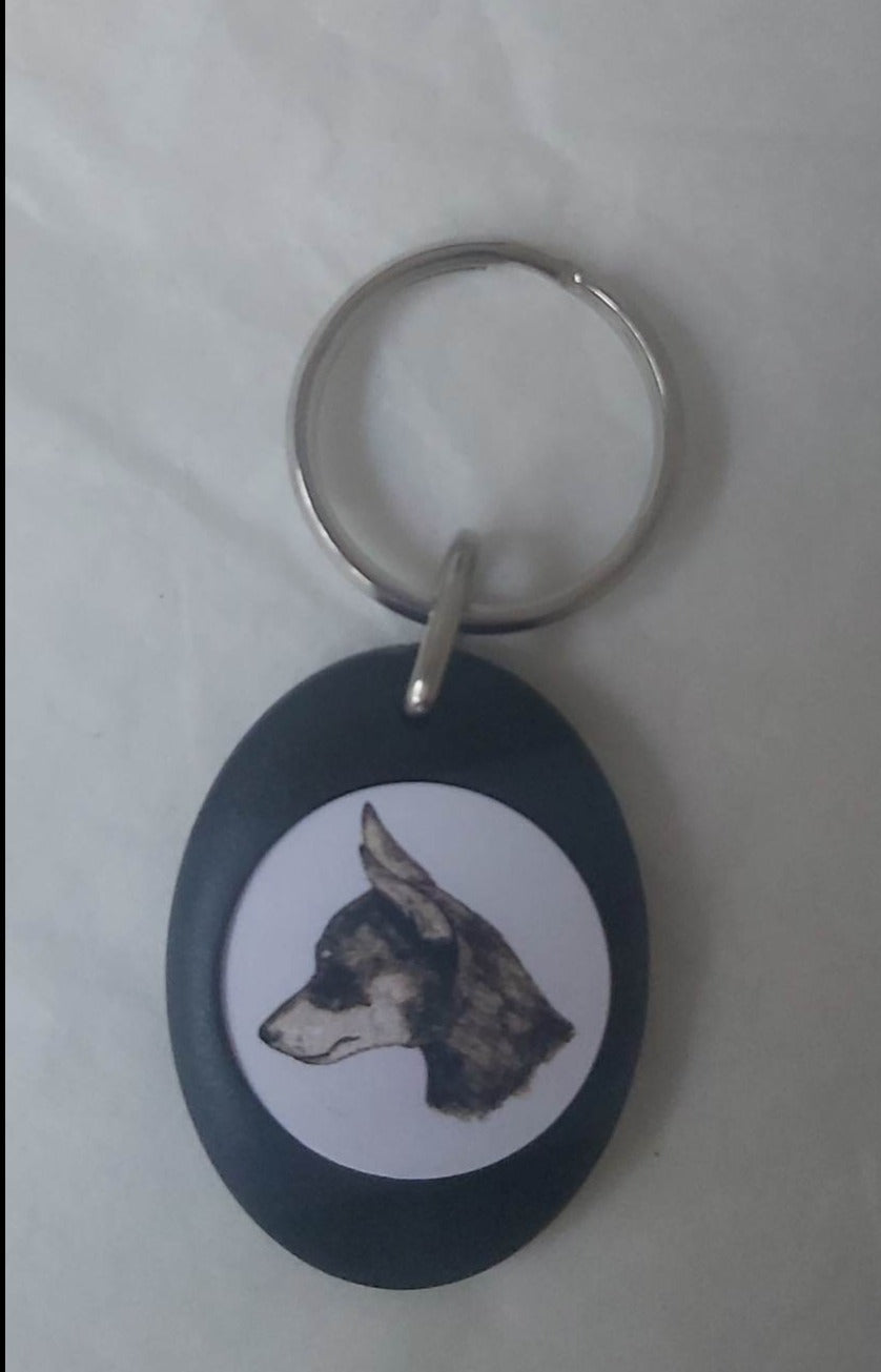 Miniature Pinscher Keyring