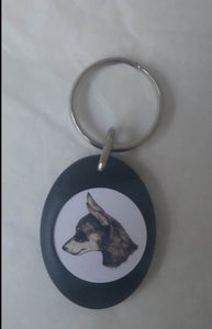 Miniature Pinscher Keyring