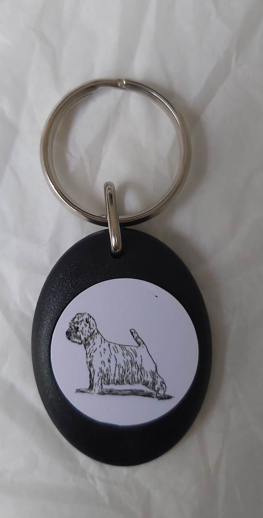 West Highland White Terrier Keyring