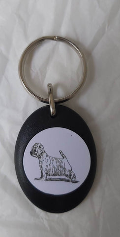 West Highland White Terrier Keyring